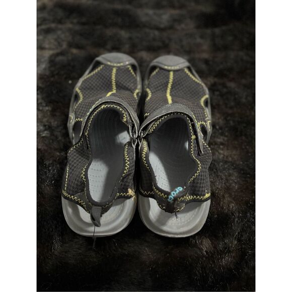 CROCS 15041 SwiftWater Mesh Fisherman Deck Sandals Water Shoes Size 11 Men main image 4